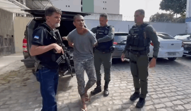 Gilvano de Jesus Conceição, preso pela morte do policial penal Alvino Corrêa Neto