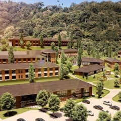 Golden Tilip Domingos Martins funcionará como um hotel no segmento multipropriedade, no qual os investidores são donos de uma fração do empreendimento. Crédito: Divulgação