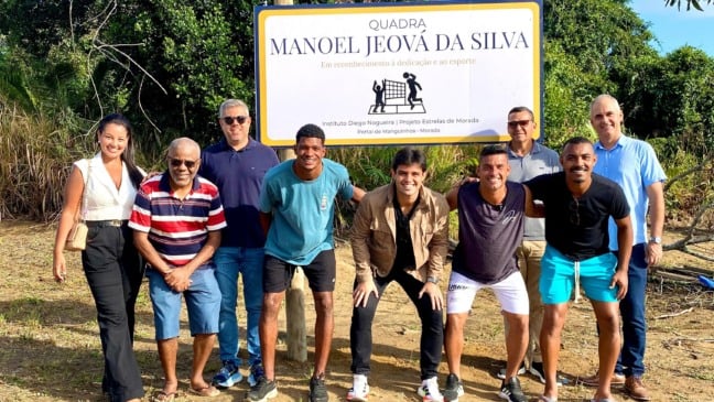 Lançamento do Instituto Diego Nogueira, de Futevôlei, em Serra