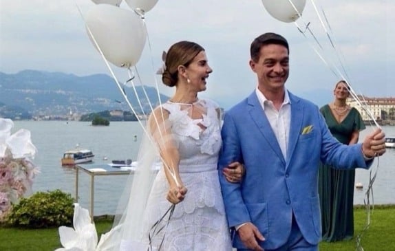 As bodas de Iracema Neves e André Serafim em cenário cinematográfico no Lago Maggiore, na Itália