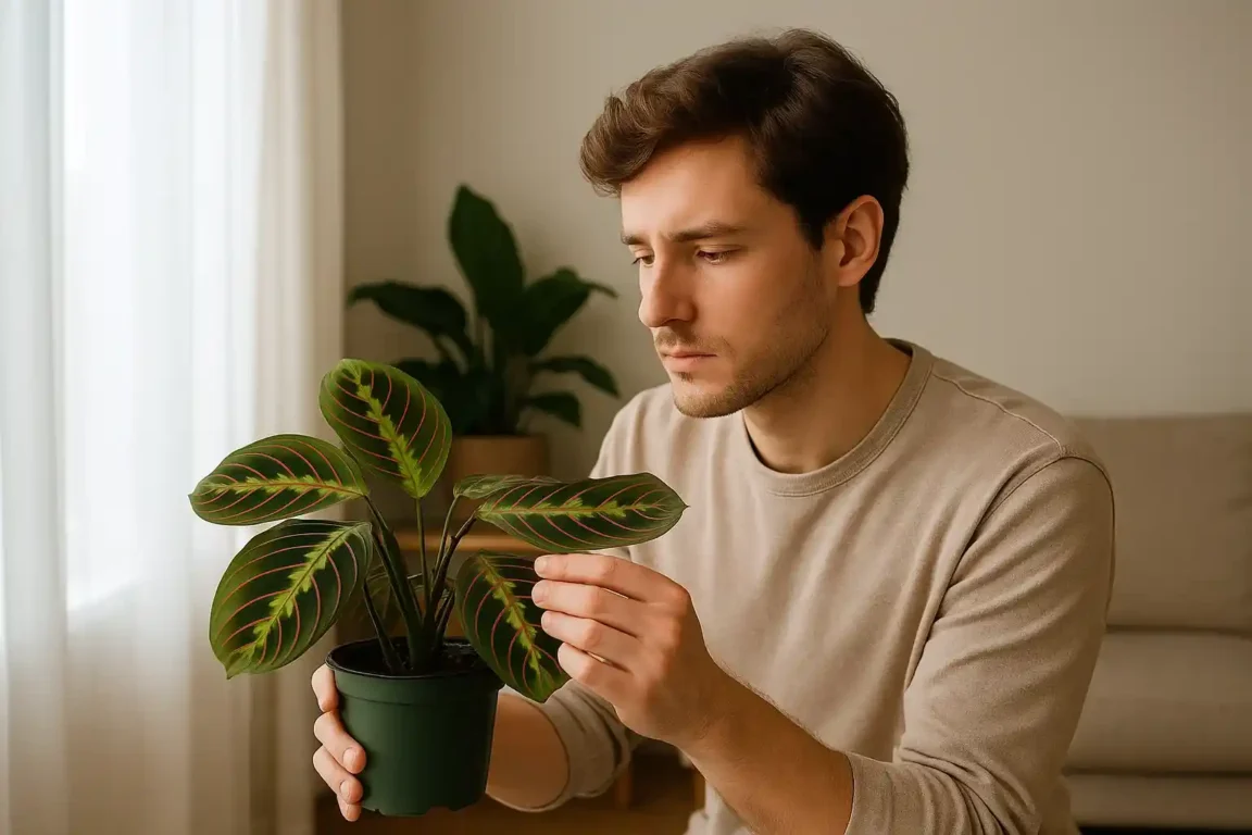 Maranta tricolor perde cor Veja 2 erros comuns e como resolver