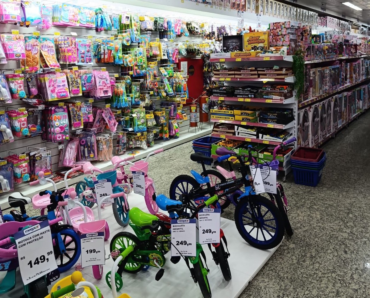 Loja da Megalar. Foto: divulgação
