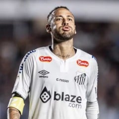 Neymar atacante do Santos