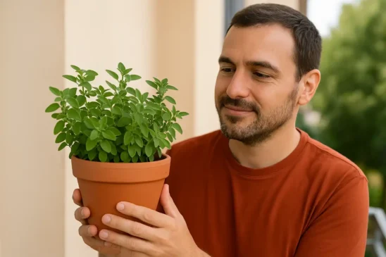 Orégano mais aromático com 4 horas de sol certas
