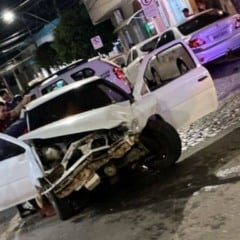 Mulher grávida fica ferida em acidente durante perseguição em Castelo