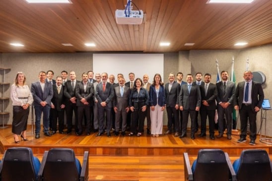 Nova diretoria da Ademi-ES fica no comando da entidade até 2027. Crédito: Cacá Lima/Divulgação