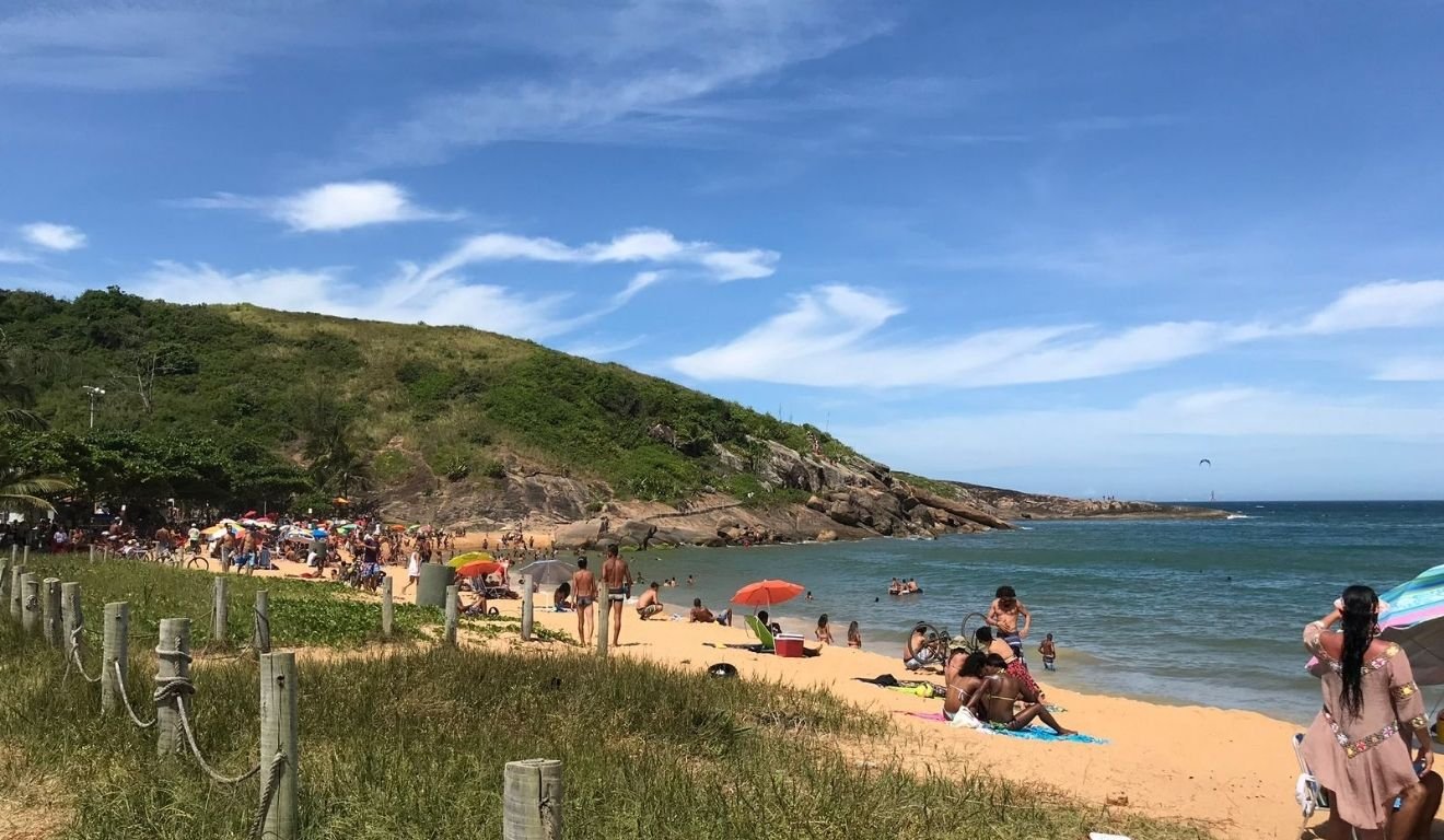 Praia do Barrão, na Barra do Jucu, Vila Velha