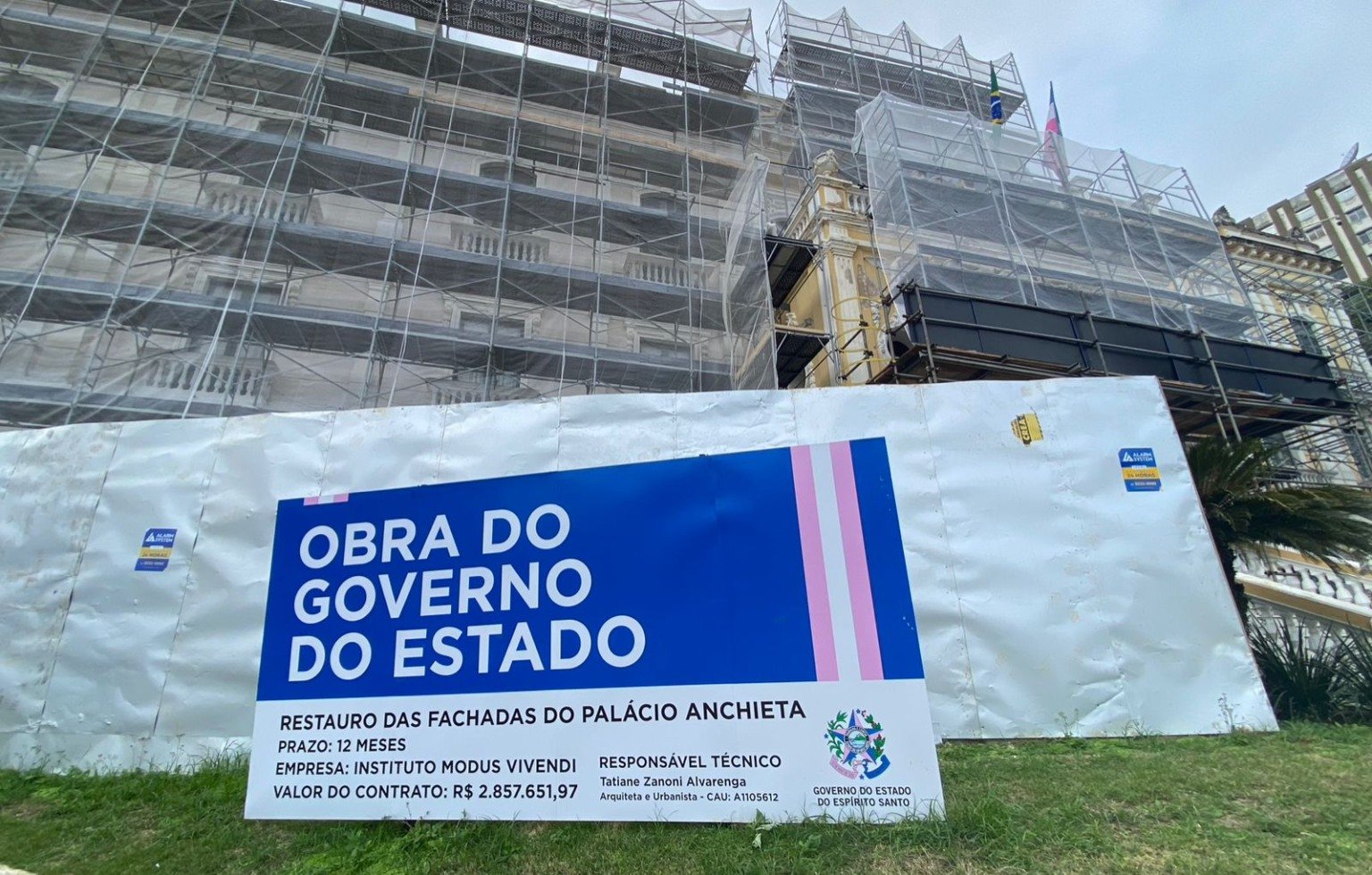 Reforma palácio Anchieta