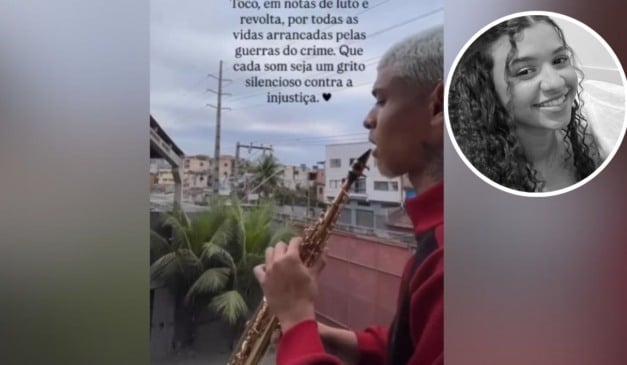 VÍDEO | Saxofonista toca louvor em homenagem às vítimas de ataque em Vila Velha