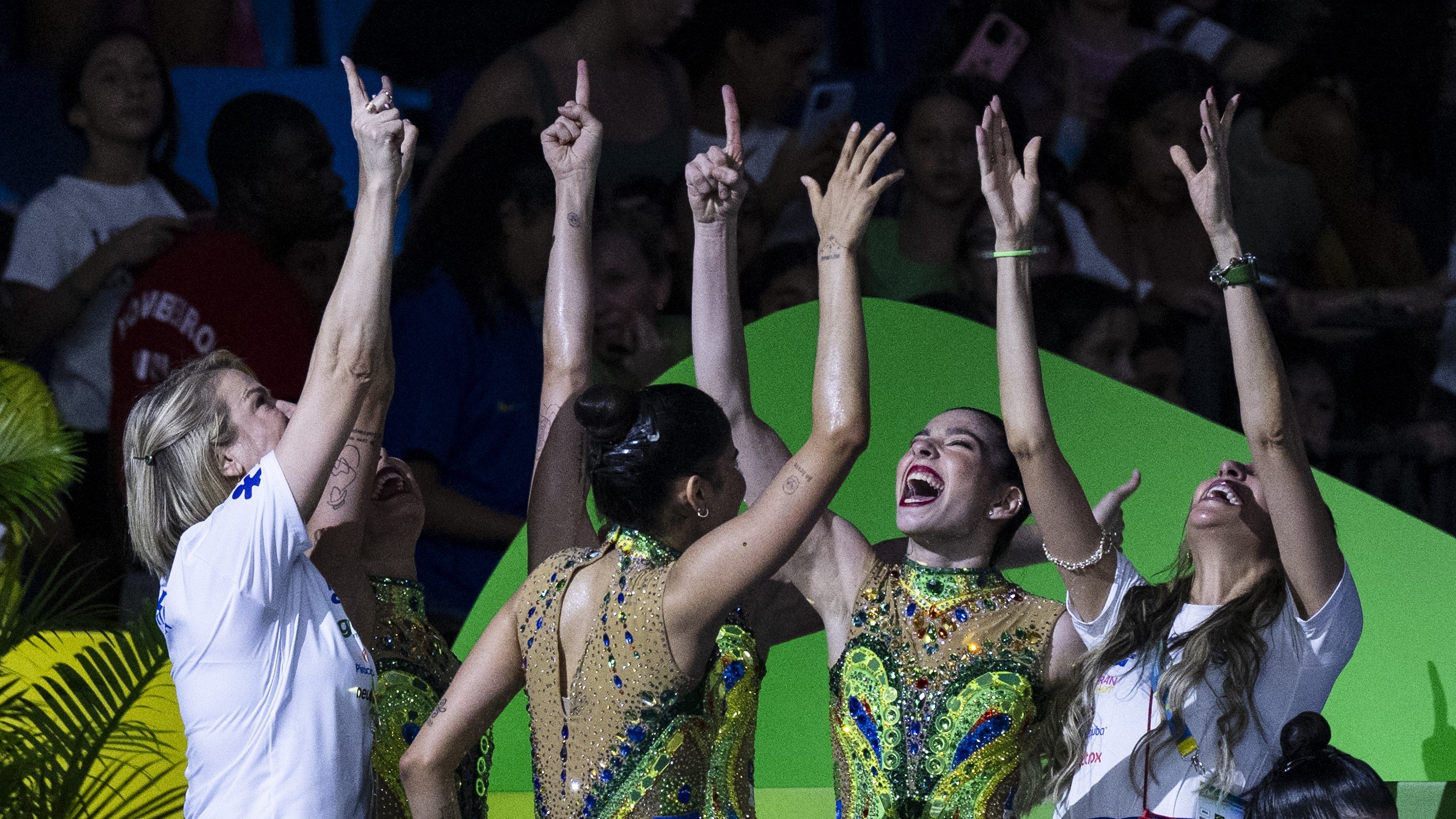 Campeonato Mundial de Ginástica Rítmica. Seleção Brasileira de Conjunto. Rio de Janeiro