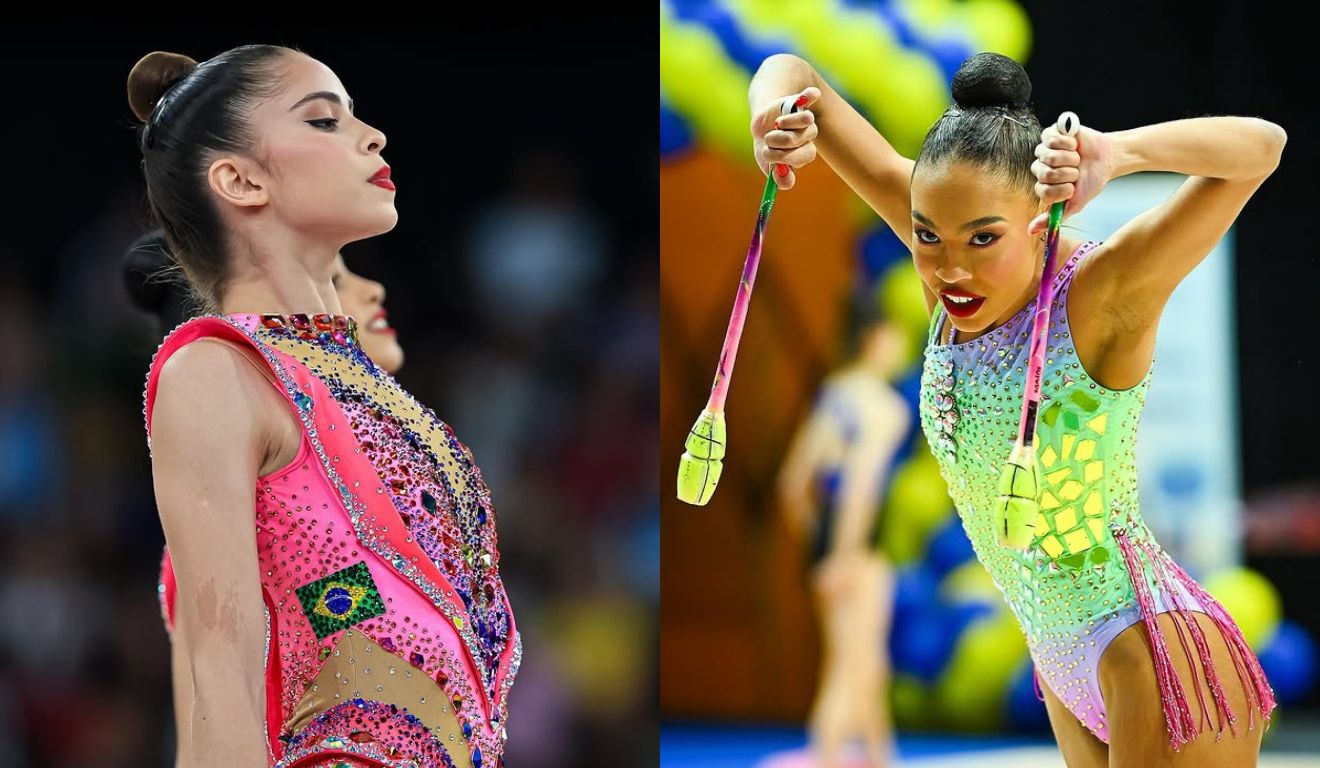 Sofia Madeira e Geovanna Santos (Jojô), ginástica rítmica