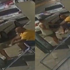 Imagens de videomonitoramento (Foto/Divulgação: TV Vitória)