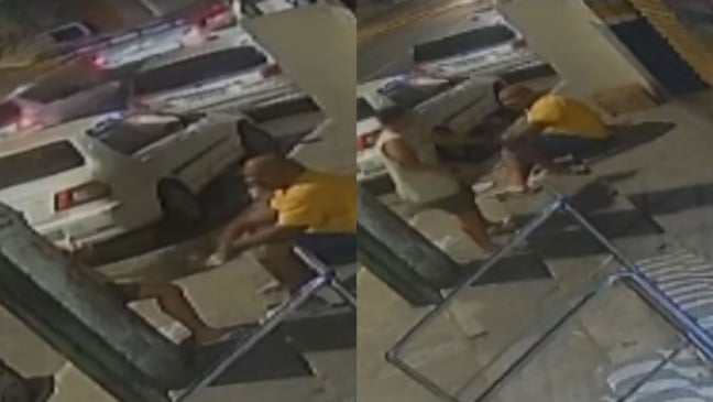 Imagens de videomonitoramento (Foto/Divulgação: TV Vitória)