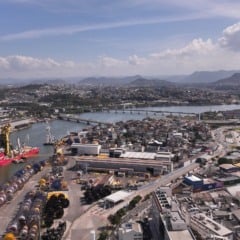 Vitória e Vila Velha vista aérea