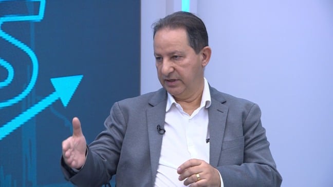 Fernando Saliba acredita que o Movimento Empresarial ES em Ação tem papel fundamental no direcionamento das diretrizes do Plano ES 500 Anos. Crédito: Reprodução de TV