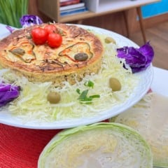 Torta Cremosa de Repolho com Carne Moída. Foto: Roberta Salgueiro