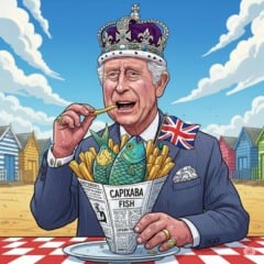 Peixe capixaba está no caminho para as mesas da Inglaterra. Crédito: Imagem produzida por IA