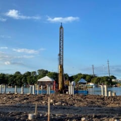 Obras canal de Camburi