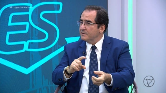 Luiz Cláudio Allemand acredita que é preciso buscar novos mercados para os produtos capixabas. Crédito: Reprodução de TV