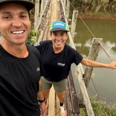 Corrida de rua. Zerando o ES: Rovena Donadello e Caio Vieira de Rezende