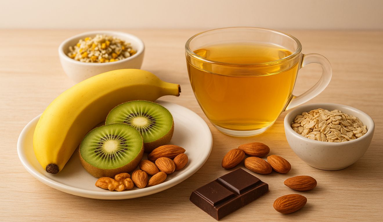 alimentos que relaxam o corpo e ajudam a ter uma noite de sono tranquila