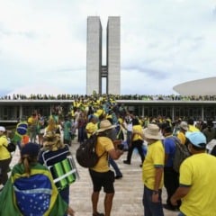 Atos golpistas em 8 de janeiro de 2023, em Brasília