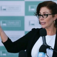 A deputada federal condenada pelo STF Carla Zambelli