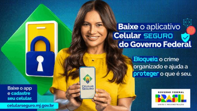 Governo do Brasil lança campanha do aplicativo Celular Seguro com Dira Paes