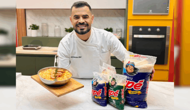 Alessandro Eller vai ensinar a preparar receitas com arroz. Foto: Kayra Miranda Alessandro Eller vai ensinar a preparar receitas com arroz. Foto: Kayra Miranda