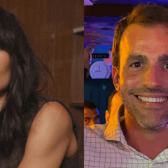 Cíntia Chagas e o ex-marido Lucas Bove (Foto: Reprodução/ Instagram @cintiachagass @lucasbovesp)