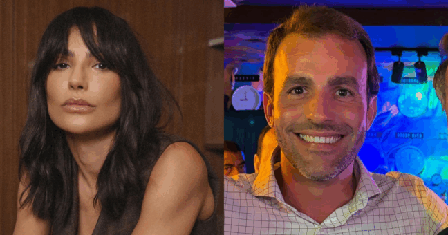 Cíntia Chagas e o ex-marido Lucas Bove (Foto: Reprodução/ Instagram @cintiachagass @lucasbovesp)