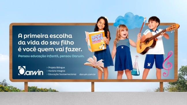 No mundo infantil do Darwin assinada pela Aquatro
