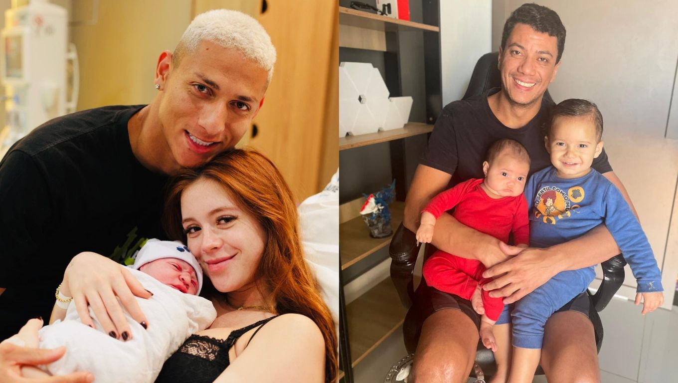 Dia dos Pais: Richarlison compartilha a paixão pelos filhos e por PUBG