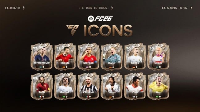 EA Sports FC 26 apresenta sua nova classe de ídolos: O ídolo é seu