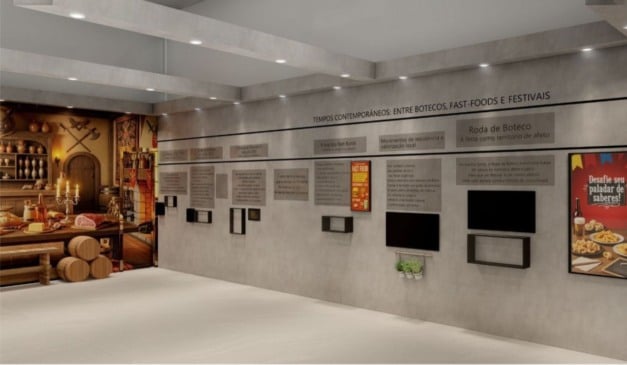 Exposição “A história da sociabilidade através do tempo” (Foto: Divulgação)