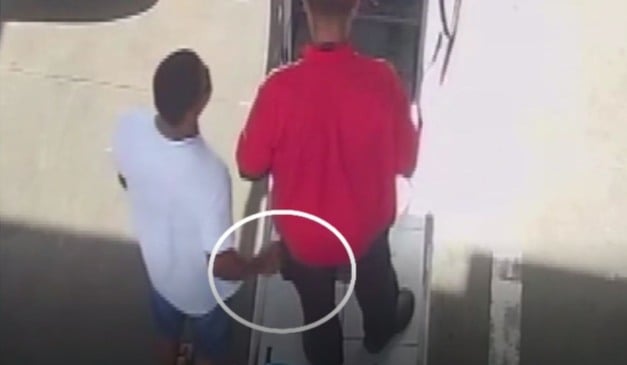 Foto: Câmera de segurança/ Reprodução 