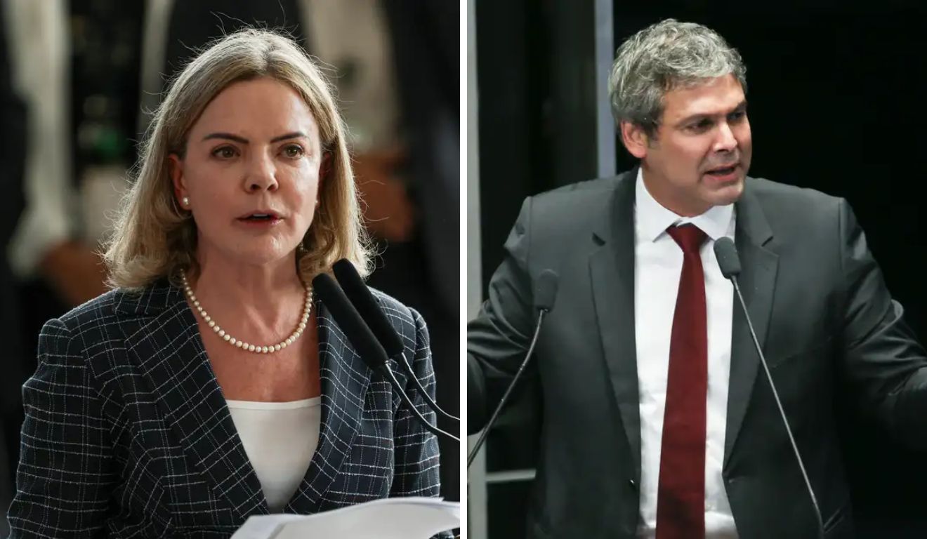 Gleisi Hoffmann e Lindbergh Farias