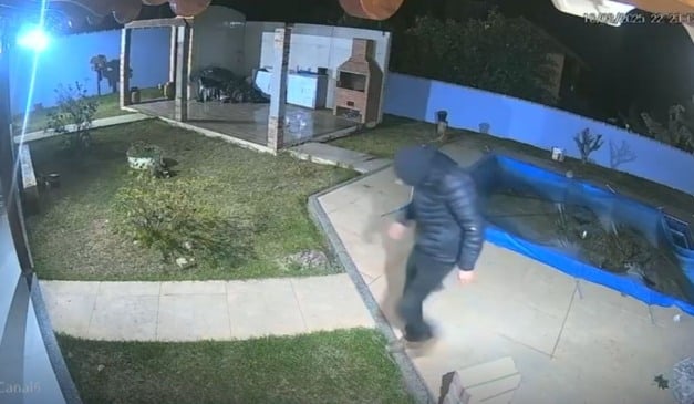 Foto: Câmera de segurança/ Reprodução
