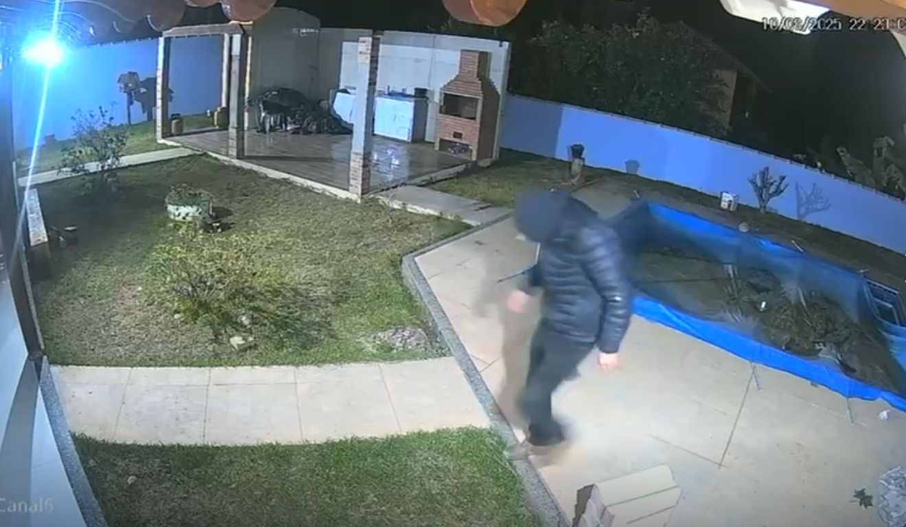 Foto: Câmera de segurança/ Reprodução
