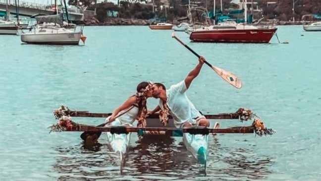 Natalia Devens e Matheus Loureiro se casaram na Curva da Jurema (Foto: Arquivo pessoal)