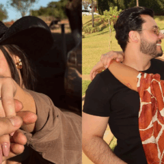 O cantor Murilo Huff e a influencer Gabriela Versiani (Foto: Reprodução/Instagram @gabrielaversiani @murilohuff)