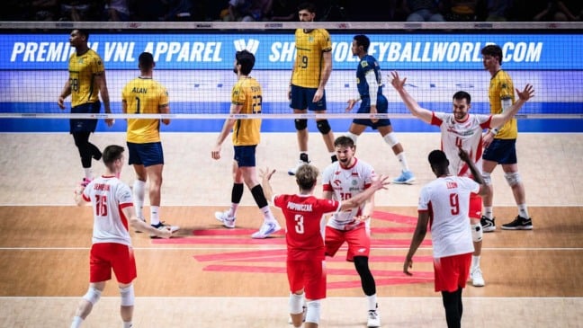 VNL: Brasil x Polônia