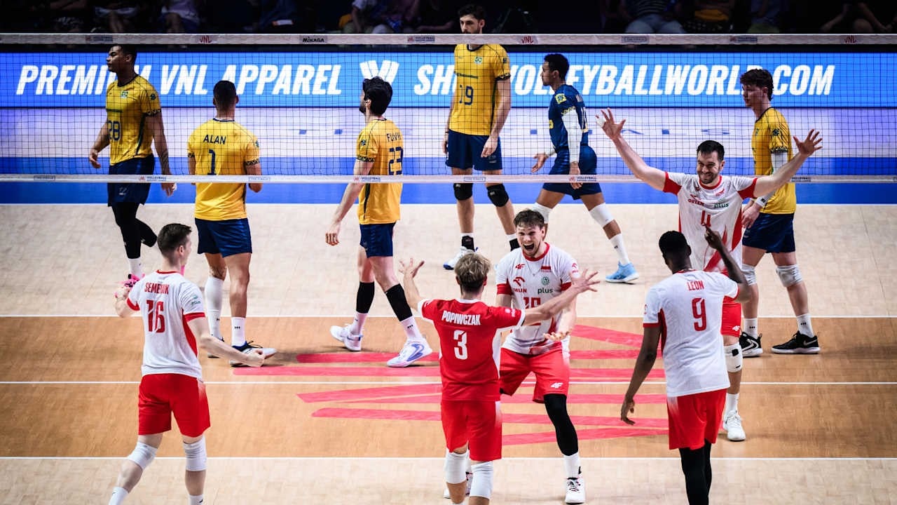 VNL: Brasil x Polônia