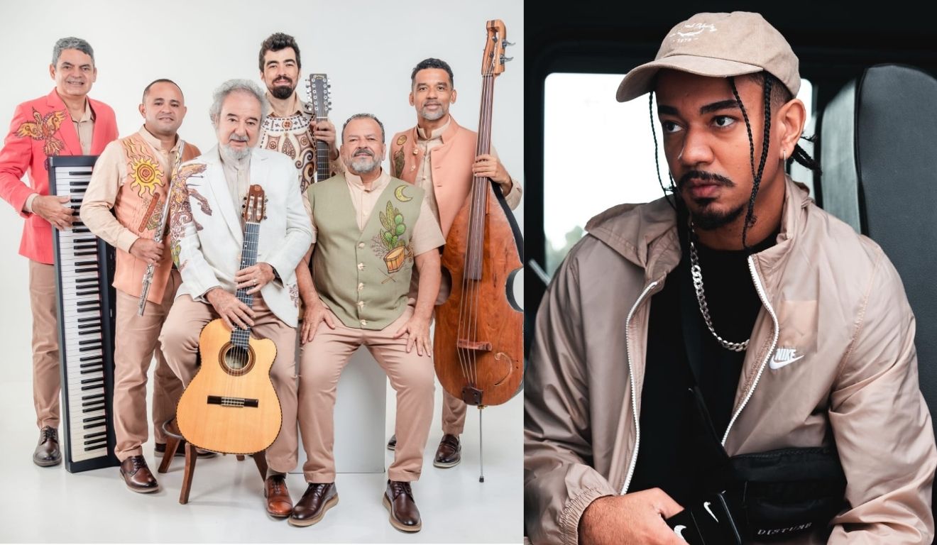 Cesar MC e grupo Quinteto Violado fazem show em Vila Velha (Foto: Divulgação)