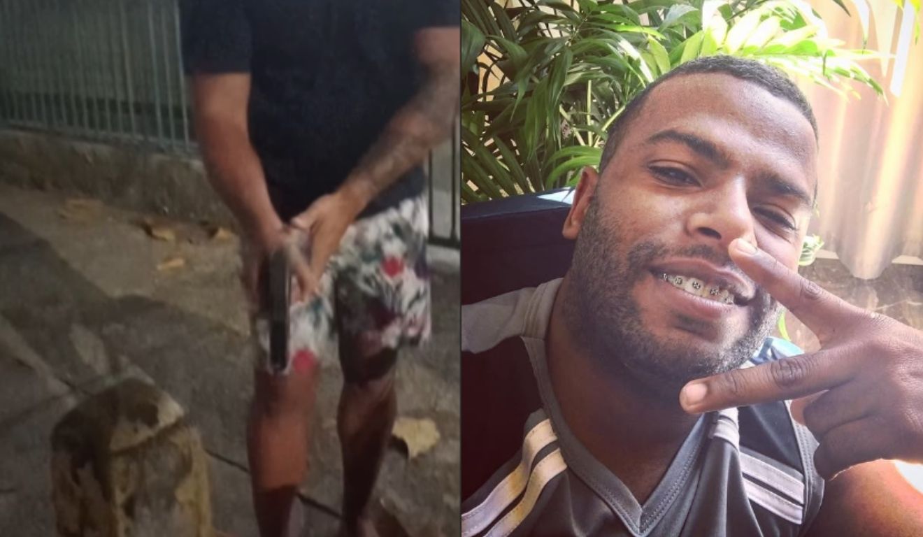 O policial penal José Rodrigo da Silva Ferrarini (à esquerda) atirou em Valério Souza (à direita) (Foto: Reprodução/Instagram/@valeriosjunior) O policial penal José Rodrigo da Silva Ferrarini (à esquerda) atirou em Valério Souza (à direita) (Foto: Reprodução/Instagram/@valeriosjunior)