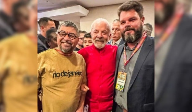 Lula e o neto de Fidel Castro