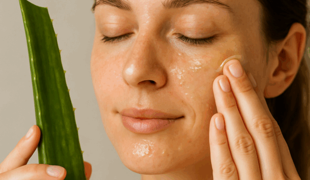Veja os benefícios de usar a babosa na rua rotina de skincare/Foto: ChatGPT