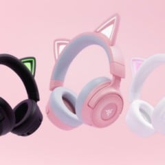 Razer apresenta linha Kraken Kitty V3, agora com conectividade total