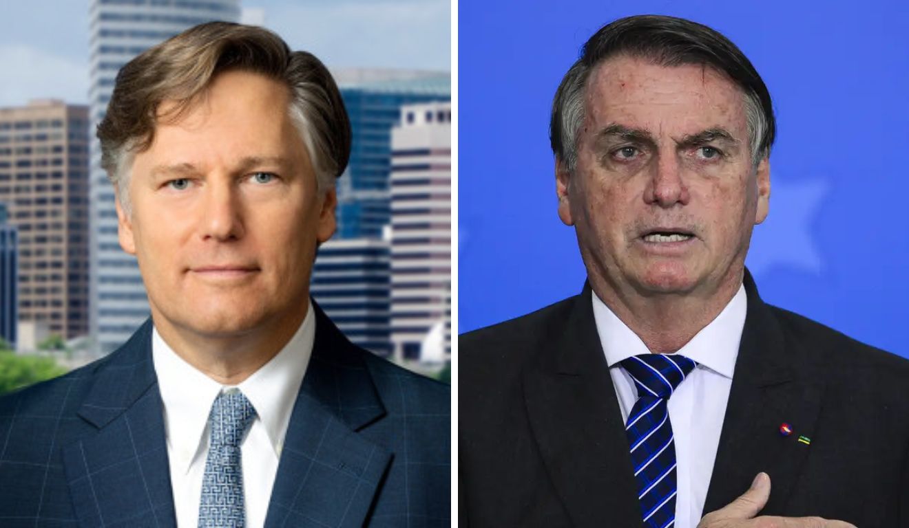 Christopher Landau e Jair Bolsonaro