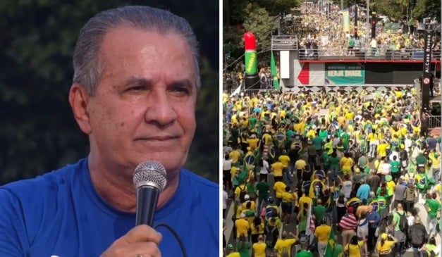 Silas Malafaia em ato bolsonarista na Paulista